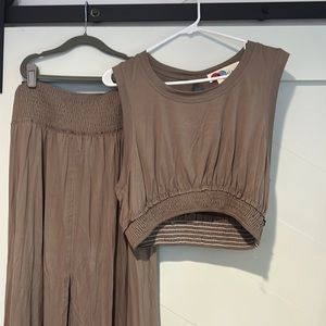 Free People Beach 2 Piece Top and Skirt